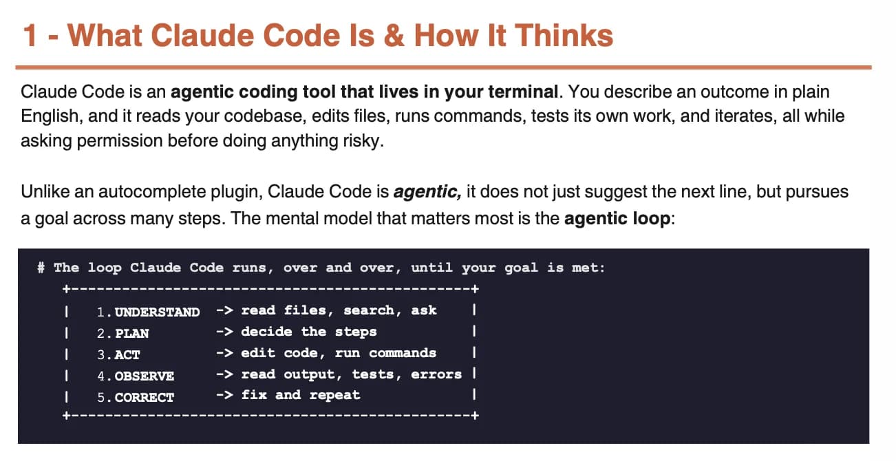 Intro to Claude Code, Agentic Loop